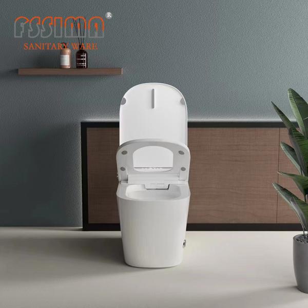 Assoalho - banheiro inteligente montado da armadilha do bidê 350mm da água da bacia de toalete