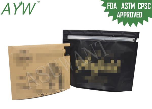 Smell Proof Promotion Child Proof Zipper Bags Compliant With Government Regulations