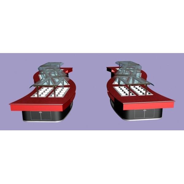 Счетчик шведского стола безшовного ресторана горячий с светом СИД, пластичным алюминиевым листом