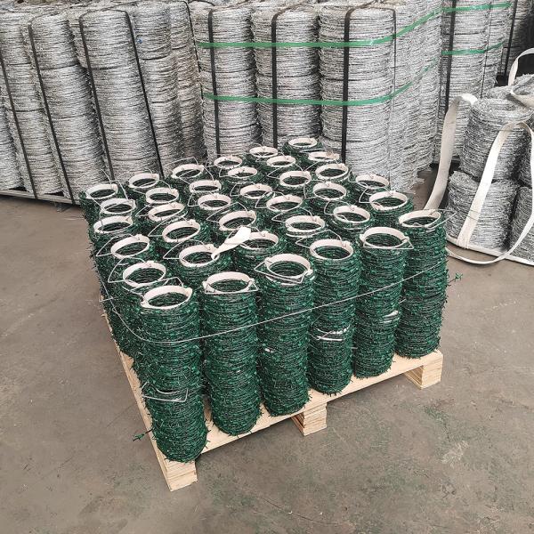 12.5 Gauge Zinc Coated Iron Wire Barb Wire Mesh Galvanized Barbed Wire