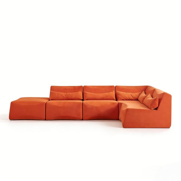 Stylish Wholesale Boneless Sofa Vacuum Compressed Sofa For Living Room Hotel Apartment Comfortable Sofa Bed