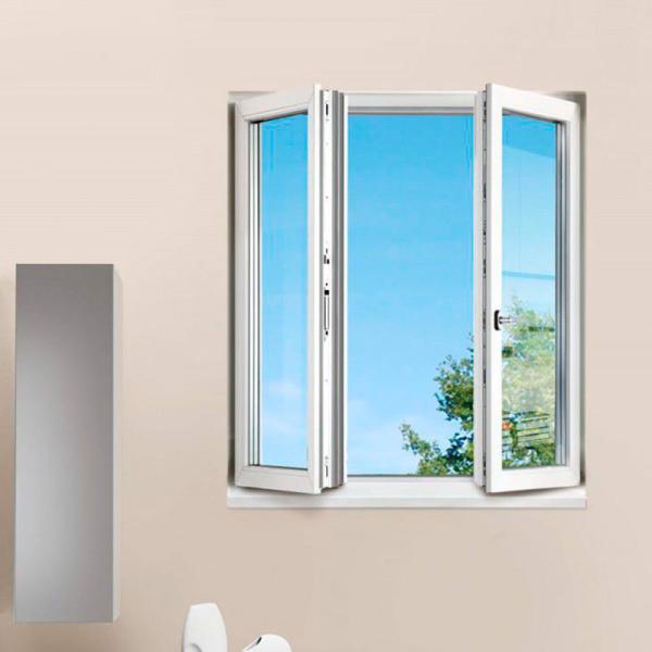 Standard Double Glazed Aluminum Tilt And Turn Windows Thermal Break Aluminium Windows Frosted Glass Casement Windows
