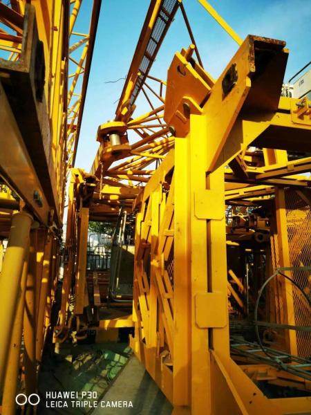 2018 Xg T8020-16 Tower Crane Tower Perfect and After-sales Service for Your in Yellow
