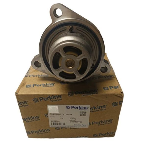 T423554 Casting Engine Thermostat C6.6 Perkins Diesel Spare Parts For 320e Excavator
