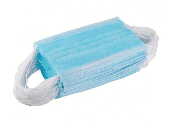 Anti Dust 3 Ply Surgical Face Mask High Elastic Earband Easy Breathability