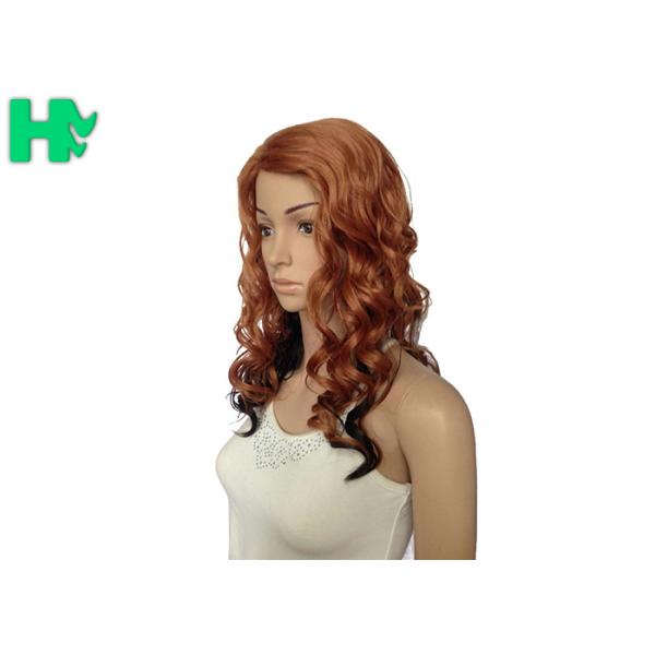 Loose Curly Long Synthetic Wigs Japanese Kanekalon Fiber Wigs