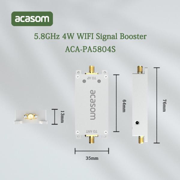 White 4 Watt Wifi Wireless 5.8 Ghz Signal Booster For DJI Phantom