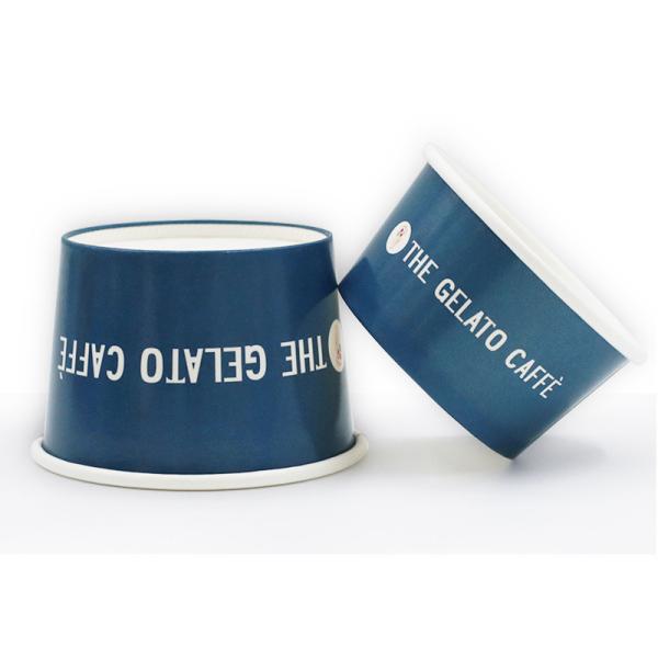 270ml Customized Request Disposable and Biodegradable Ice Cream Bowl in Paper Material