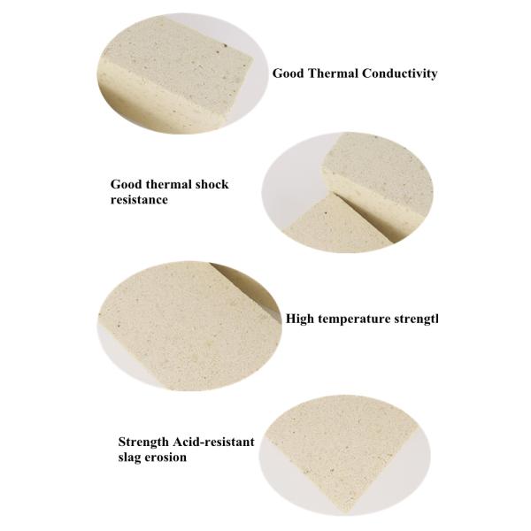 Изоляционный легкий Рефракторный Кремниевый Кирпич 0,6 Плотность для промышленных печей