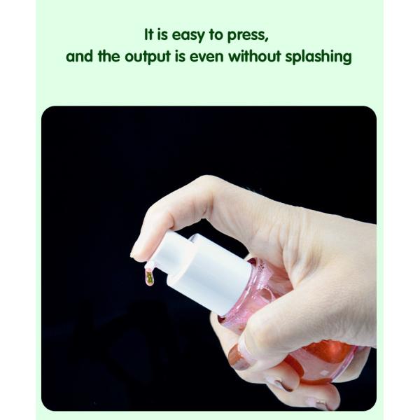 Прозрачная тяжелая бутылка 50% насоса лосьона стены 30мл ПКР ПЭТГ для масла сути сыворотки