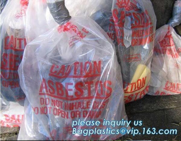 Burial Asbestos Bags, Contractor, Industrial, Outdoor, Storage And Removal, Adult Size Economical Heavy Duty