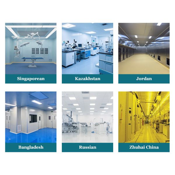 HUAAO Customized Fireproof ISO5-9 Modern Modular Cleanroom Professional Solution for Lab Workshop Hospital & Clean Rooms Project