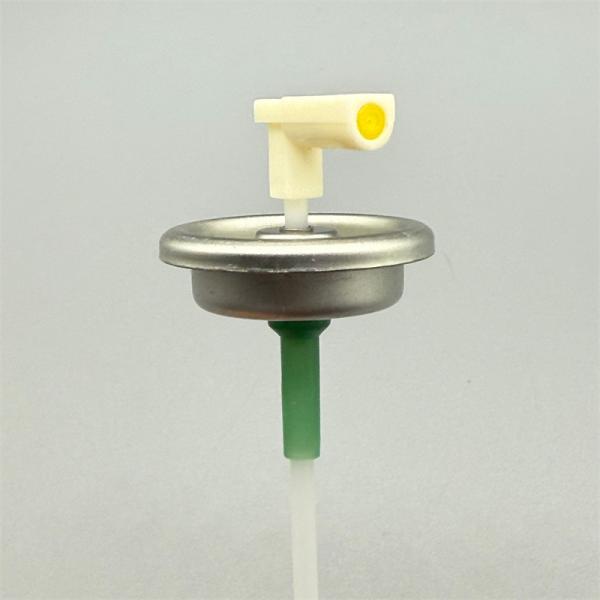 1 pouce Aérosol Metered Valve avec Tête en plastique pour les assainisseurs d'air et les pulvérisateurs ménagers
