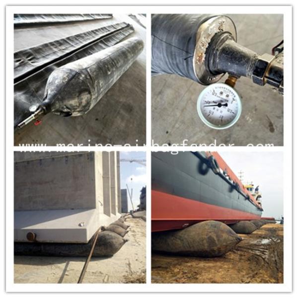 Natural Rubber Marine Salvage Air Lift Bags High Tensile Strength Custom Size