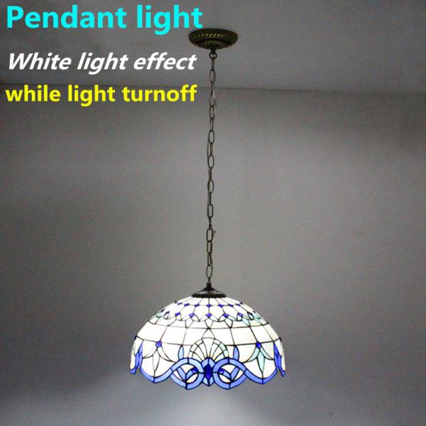 12 Inch Decorative Glass LED Pendant Lamp With 2 Light Eye Care For Bar Study Room Cafe Living Room Dining Room Light
