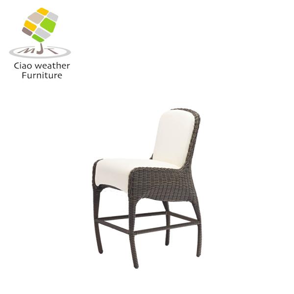 Ensemble de jardin de la villa Patio Rattan Wicker Chaise en aluminium Design meubles intérieurs et extérieurs