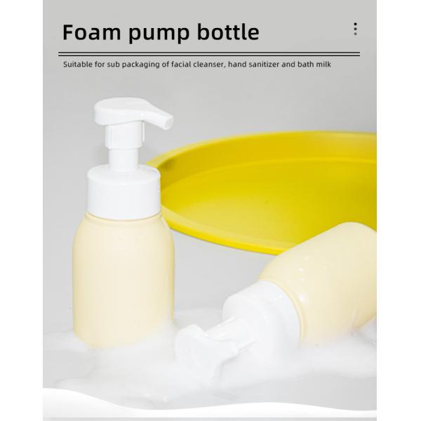 Желтый Hdpe Pp пенится мыло младенца бутылки насоса моя косметический упаковывая контейнер 200ml