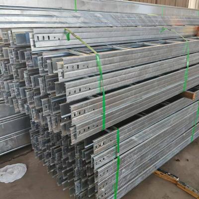High Corrosion Resistance Zinc Hot Dip Galvanized Cable Tray With Ventilation Groove And Perforation Design