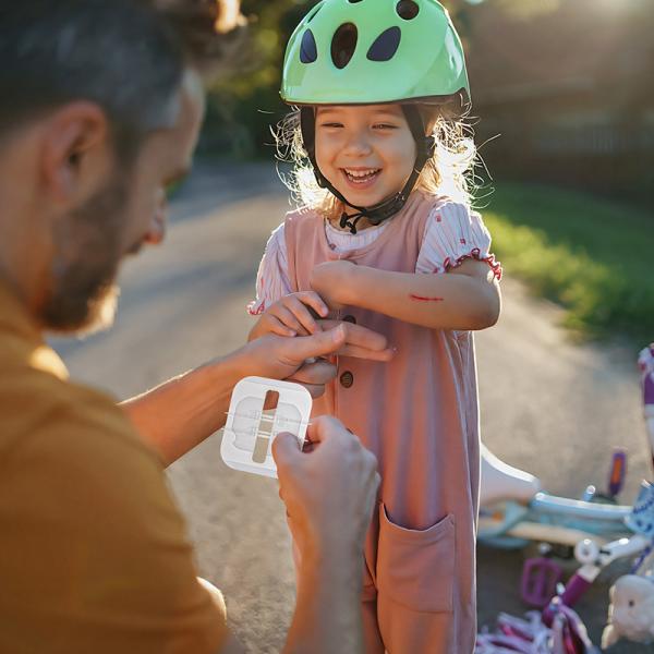 Dispositif de fermeture de plaie de bandages en tissu flexible 2 / 4 / 6PCS