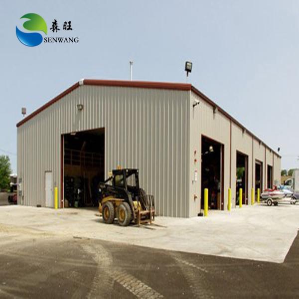 Fireproof Prefabricated Steel Structure Workshop with Earthquake Resistant Grade 8 and Light Steel Q355 Frame
