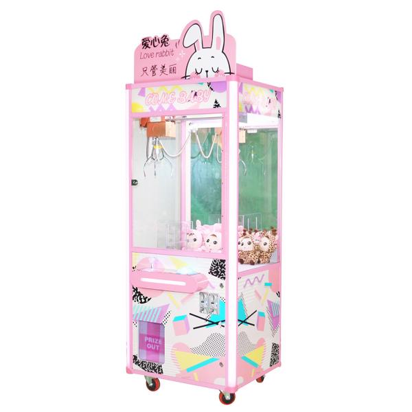 Grabber Mini Claw Crane Machine / Doll Crane Machine Coin Accepted Ready
