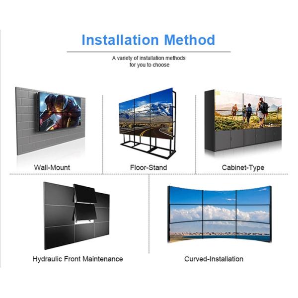 Дисплей определения стены 1080П ЛКД узкого шатона безшовный видео- высокий