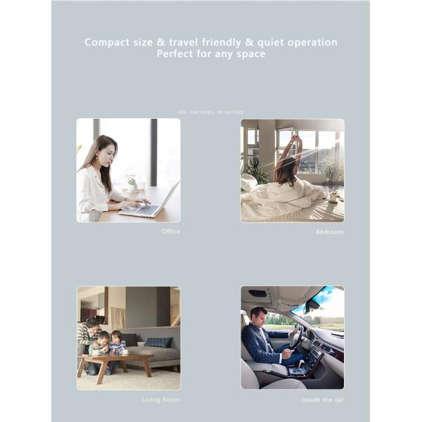 HOMEFISH ABS PP Электрический диффузор ароматизации Автомобильный диффузор ароматизации 2000 мАч