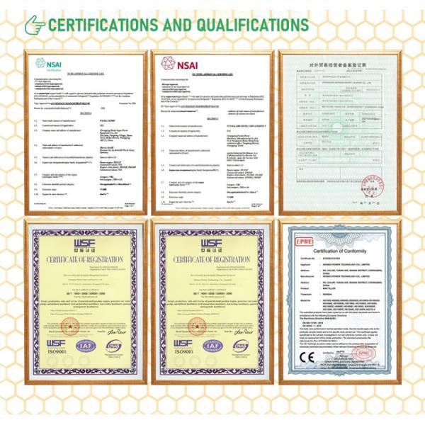 Multifunctional Tractor Mini 4WD Tractor With 2 Tined Plow CE Certification