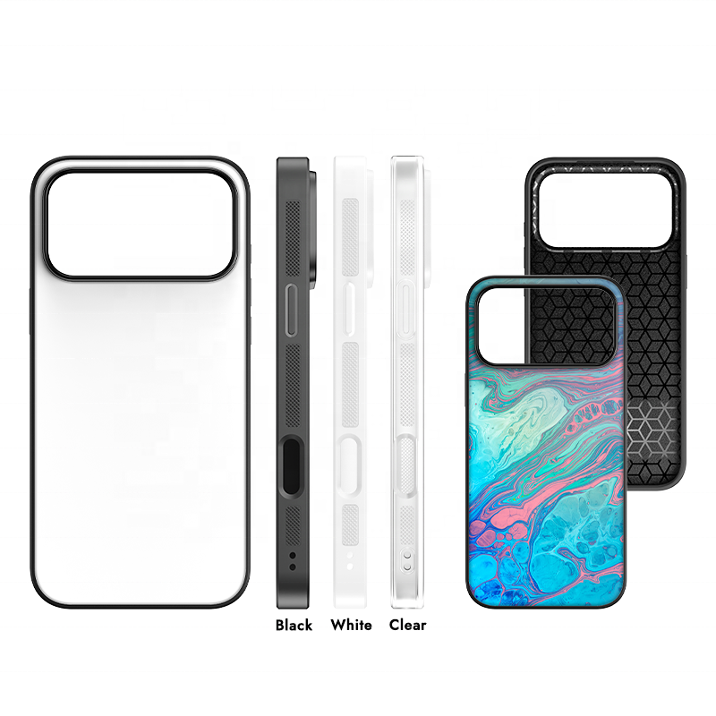 TPU Rubber Sublimation Silicone Phone Case For IPhone 17 series Photo Printing Iphone Case