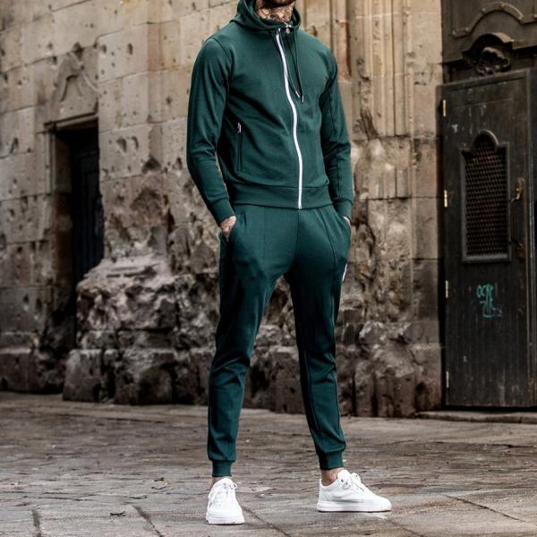 Tracksuits Sportswear хлопка зимы люди потеют брюки уменьшают подходящее Breathable
