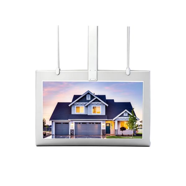 Ceiling Mount Double Sided Advertising Display RK3288 Android Digital Signage Sunlight Readable Hanging Window Screen