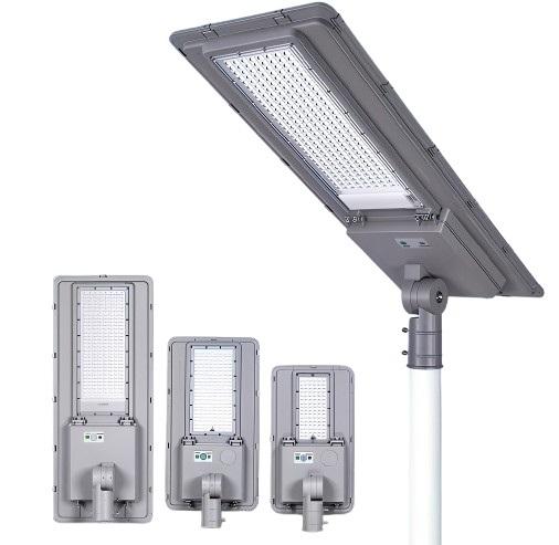 All In One Solar Street Light with Adjustable Lamp Arm Die-Casting Aluminum and LiFePO4 Battery