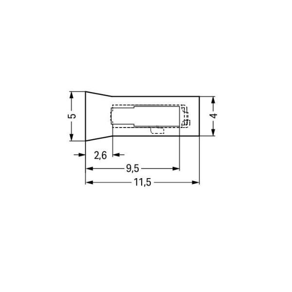 Игла размечая сталь весны никеля Chrome соединителя СИД 6.5mm SMD