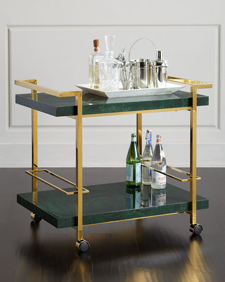 Marble Top Drinks Trolley Black Trolley Rattan Bar Cart