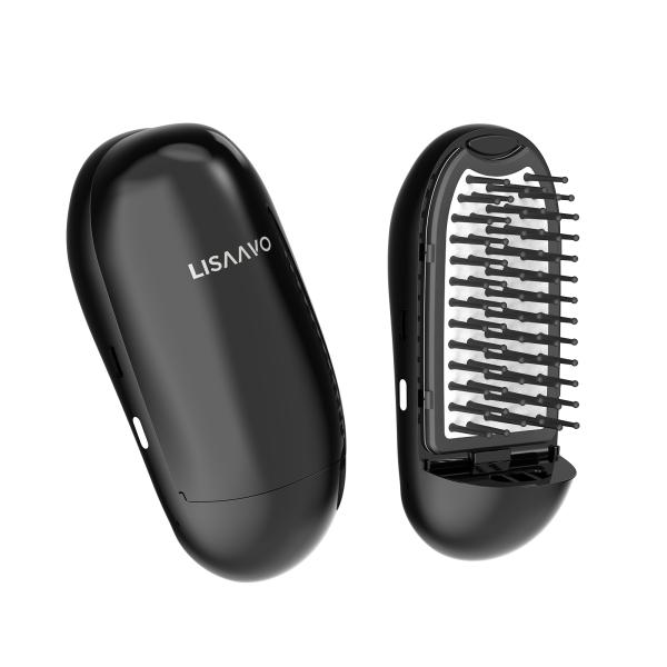 Blue LED Negative Ion Hair Brush IONIC Hair Brush For Frizz Control