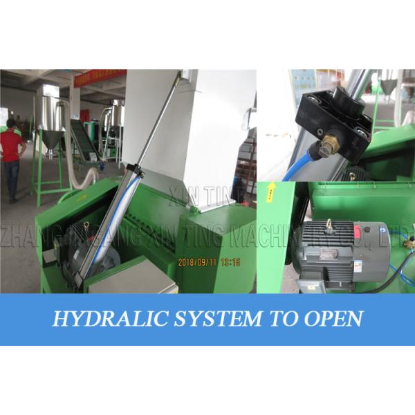 Waste Pe Pp Pet Plastic Crushing Machine , Plastic Bottle Recycling Machine