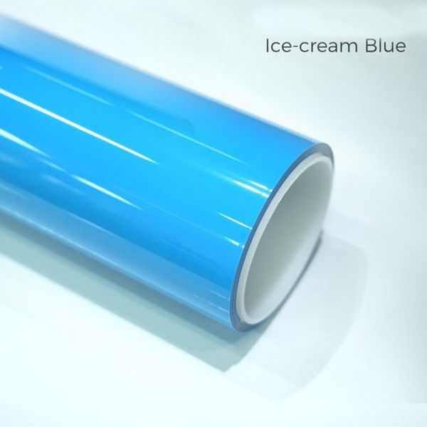 Ice Cream Blue TPU PPF Roll Elastic UV Proof Paint Protection Film For Car