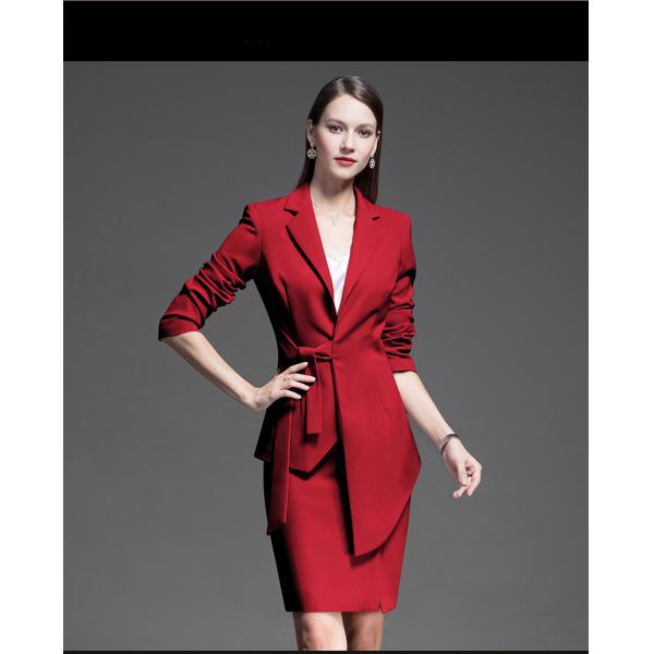 Антистатический осенний стройный блейзер для женщин женские офисные костюмы