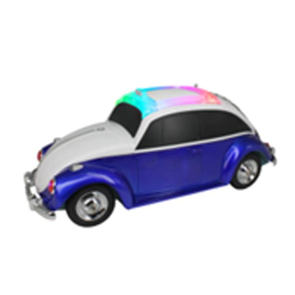 USB Car Shape Loudest Bluetooth Speaker Taxi LED Light FM AUX