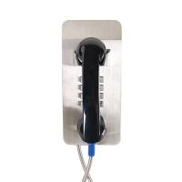 Telefone VoIP de aço inoxidável IP65 para montagem em mesa