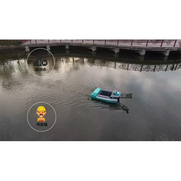 50KG Rated Load Unmanned River Cleaning Boat Mounted Millimeter Wave Radar