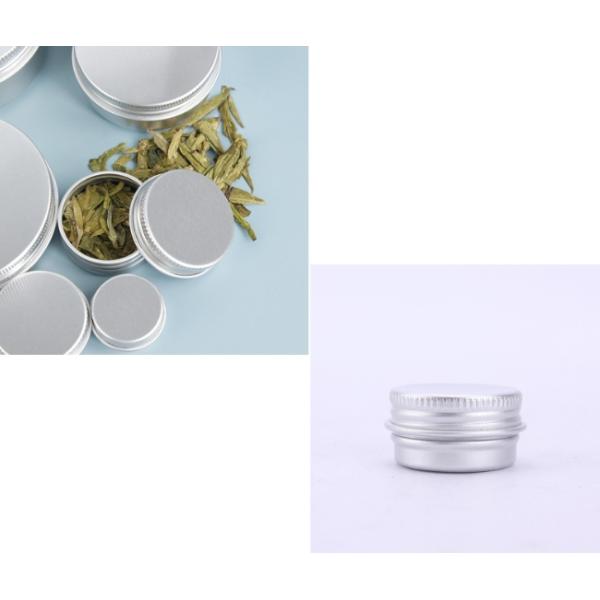 5ml Aluminum Food Cans 3g Silver Screw Thread Sealing Empty Tea Cans