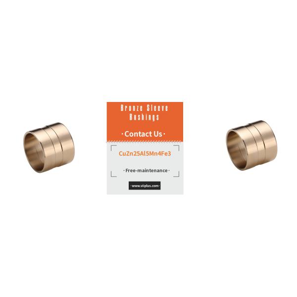 High Tensile Brass Bushings CuZn25Al5Mn4Fe3 ASTM B505 C86300 Self Lubricating Bearing