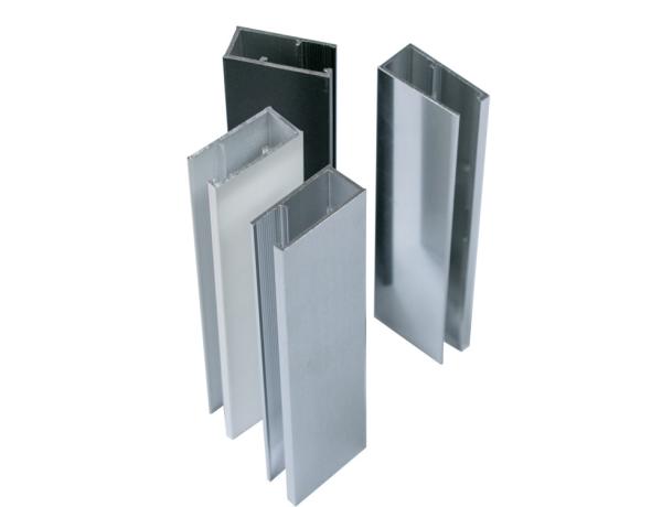 Anodized Polished Aluminum Profile For Glass Sliding Door Wardrobes Frame