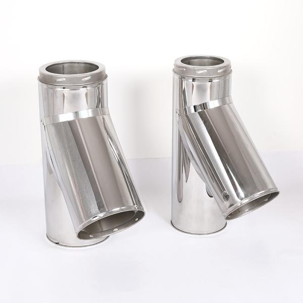 Wood Heater 8 Double Wall Chimney Pipe Decrease Heat Transfer Integrated Design