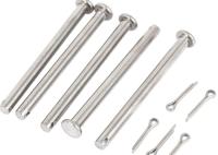 ASTM ASME ANSI Pinos de clavis de acero inoxidable 18-8 B8M B8 B7 con pines de cabeza agujero de pines divididos