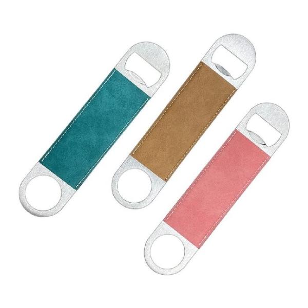 Printable Blank PU Leather Sublimation Bottle Opener