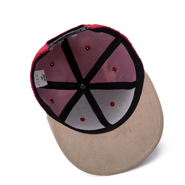 custom Hot sale simple cute suede snapback cap wholesale flat brim hip hop hat size:57-62cm  color: blue