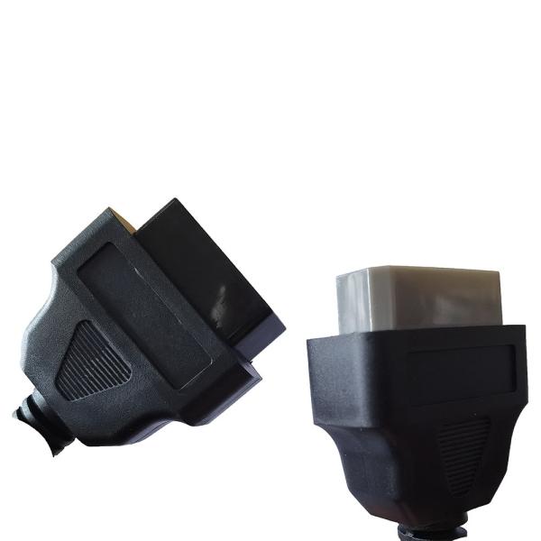 ABS 14 Pin OBD2 Extension Cord , Stable OBDii Car Diagnostic Cable For Nissan