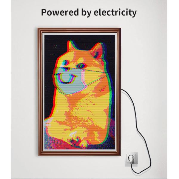 Изготовленный на заказ OEM 43 дисплей рамки картинной рамки NFT цифров дюйма Antiglare